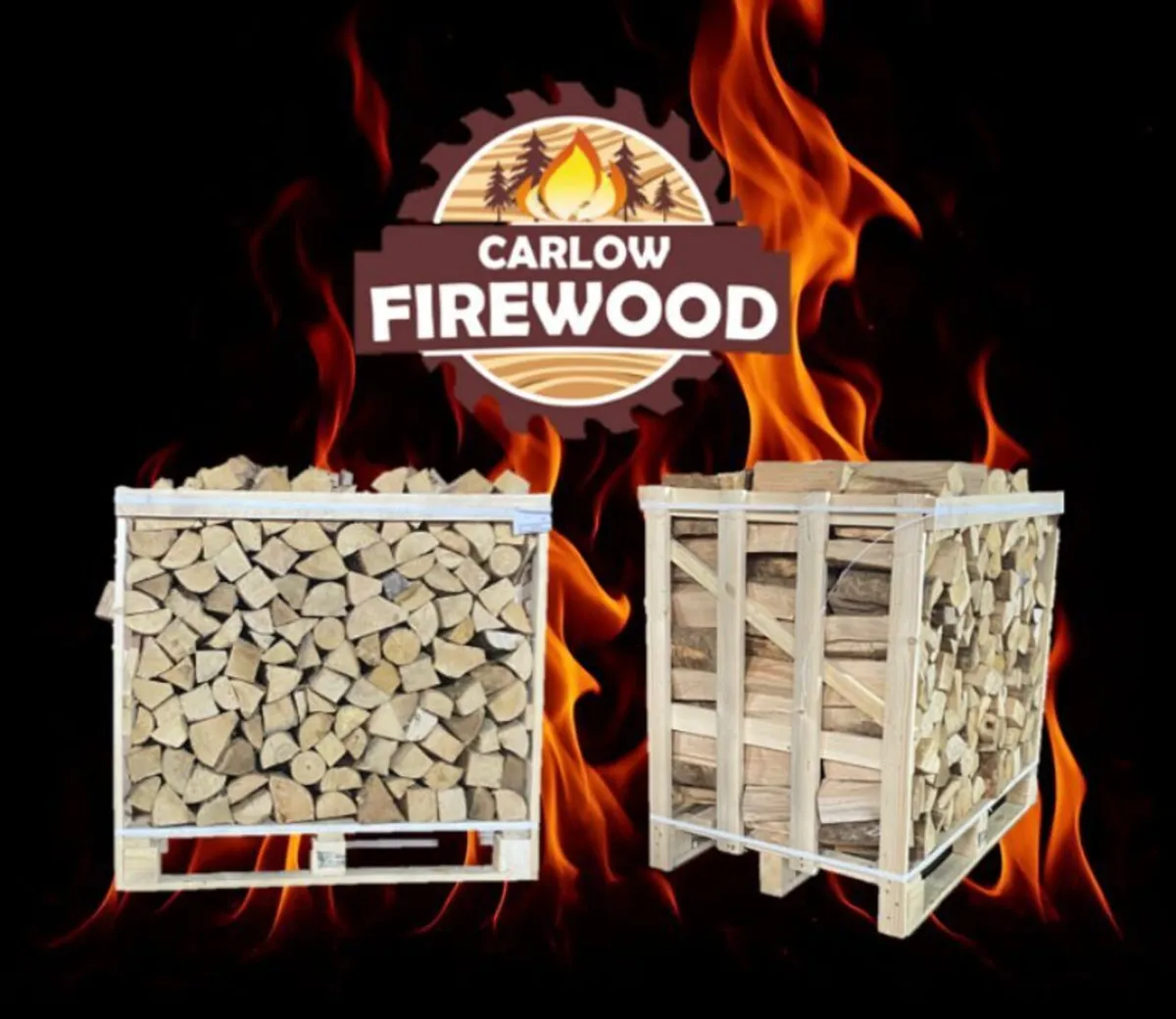 Kiln dried ash 1.2m crate