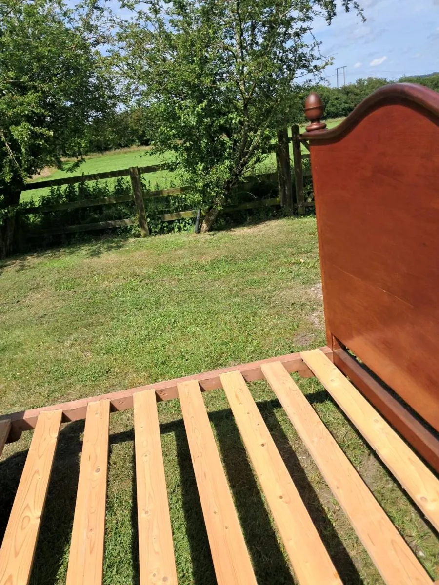 20Th Century mahogany bed - Image 4