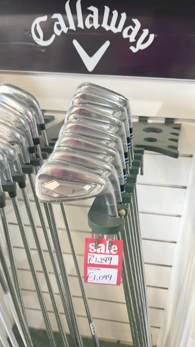 NEW Srixon ZXiR 4-PW KBS Stiff  €1299 Now €1099 - Image 3