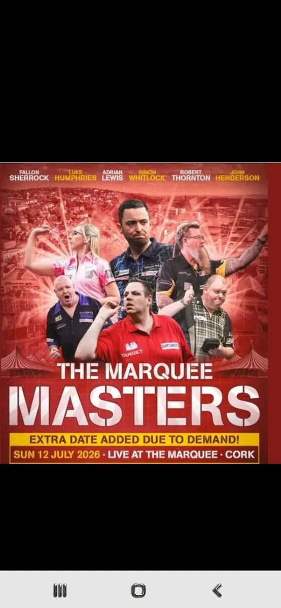 Darts Masters @ The Marquee - Image 1