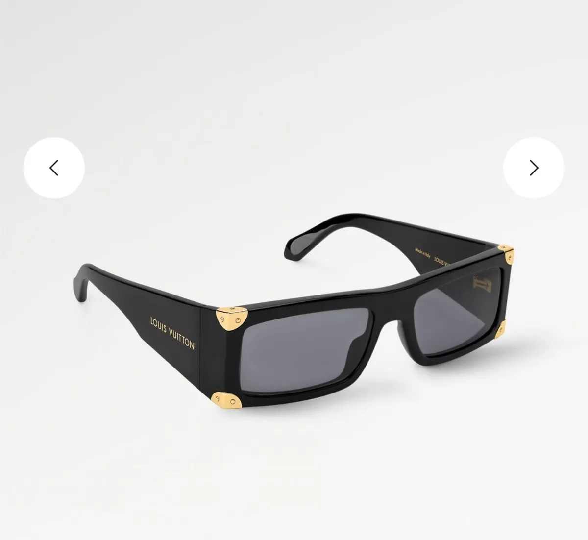 LV Heritage Low Square Sunglasses - Image 1