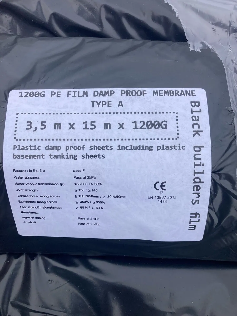 Rolls of polythene 1200 gauge dpc - Image 4