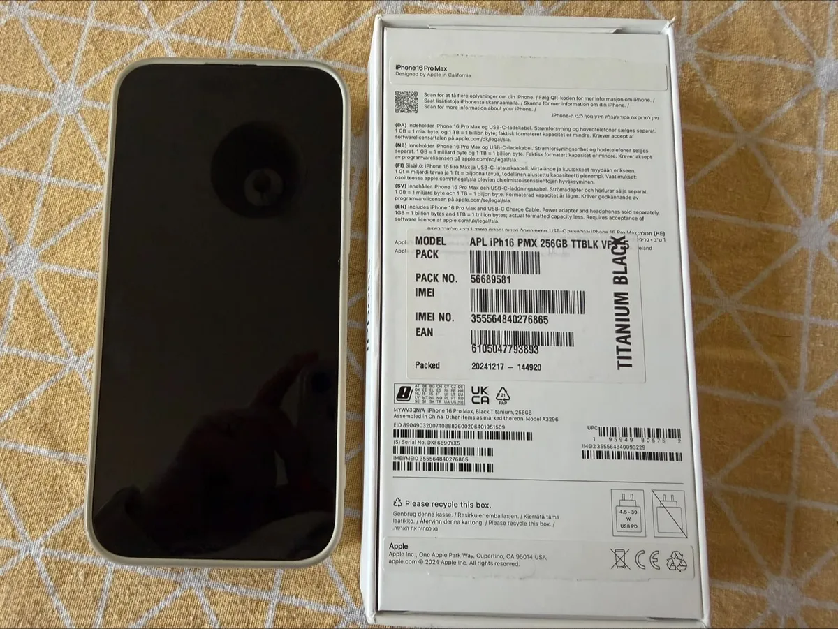iPhone 16 pro max 256gb - Image 1