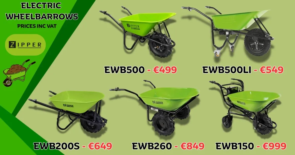 Zipper Electric Wheelbarrows - Image 1