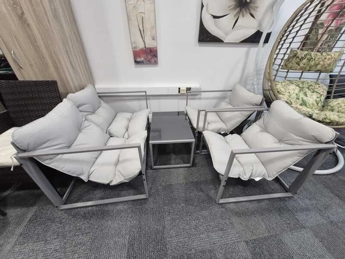 Roma Garden Sofa Set with Table & Chairs Outdoor Patio Furniture Ireland - Image 1