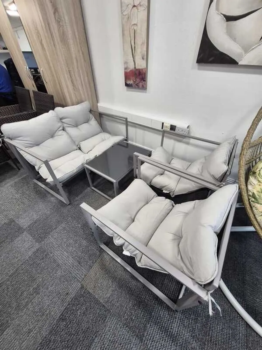 Roma Garden Sofa Set with Table & Chairs Outdoor Patio Furniture Ireland - Image 2