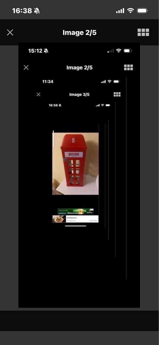Very Rare Beefeater London Metal Display Box - Image 2