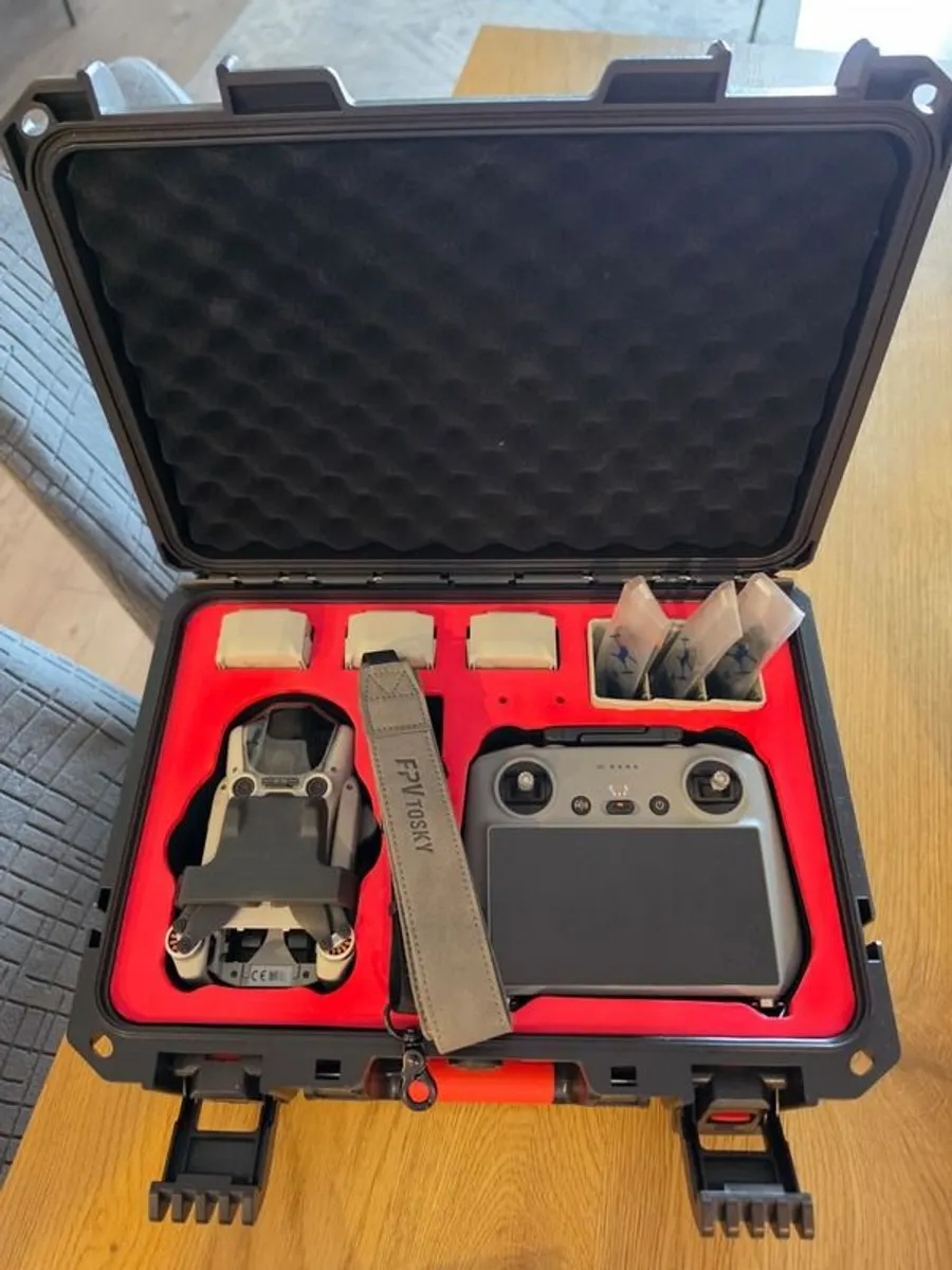 DJI Mini 4 Pro Fly More Combo | RC 2 | 3 Batteries | Hard Case | Only 9 Flight Hours - Image 1
