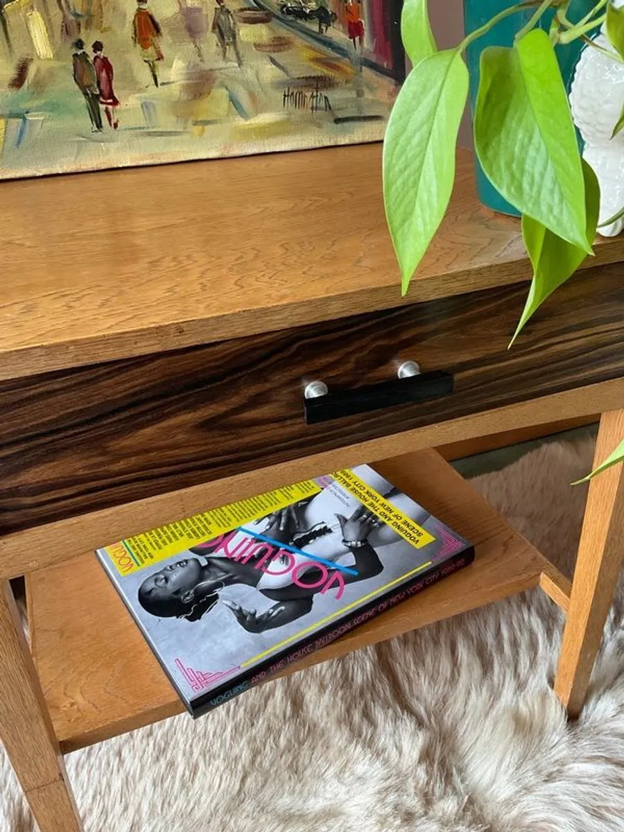 Mid century modern danish side table end - Image 2