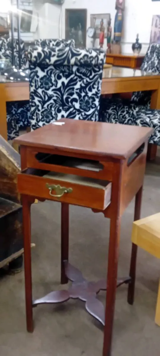 Antique Mahogany Donation Table