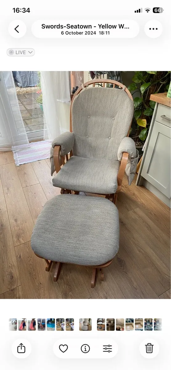 Nursing rocking chair