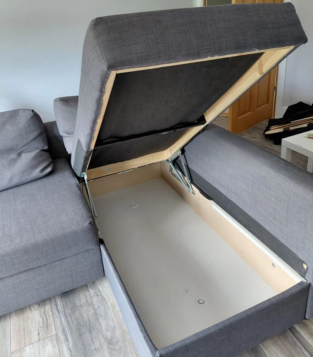 Corner Sofa-Bed with Storage (FRIHETEN - IKEA) - Image 2