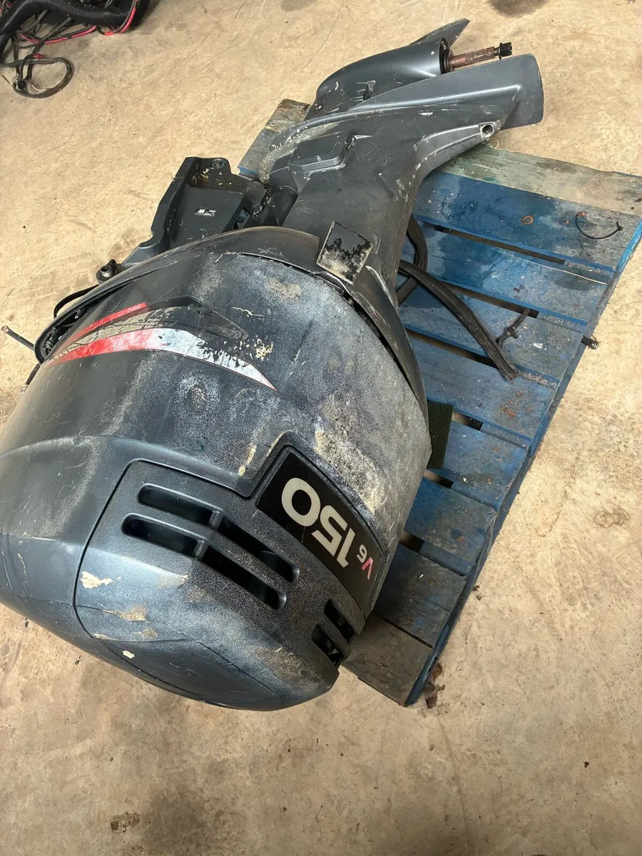 Yamaha 150hp 2 stroke outboard. parts or repair - Image 2