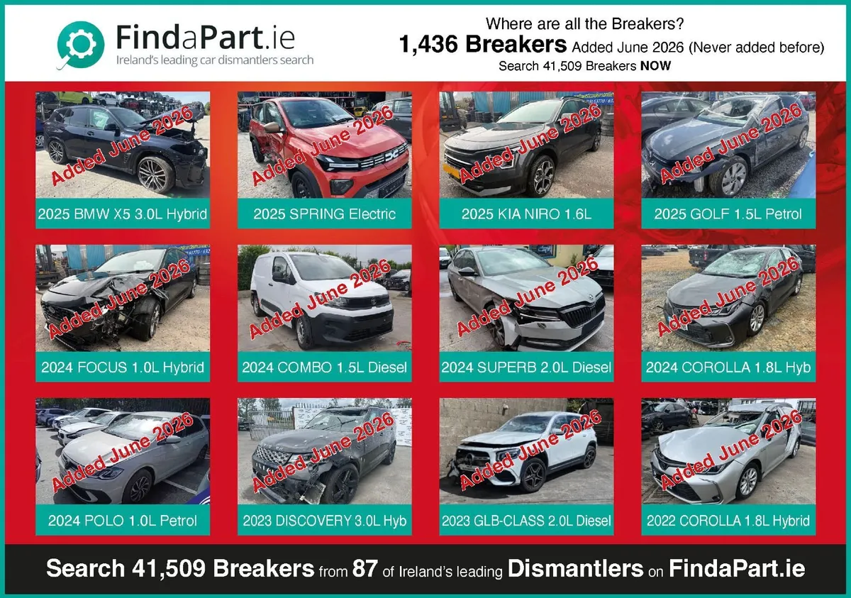 Large Range of Cars/Vans For Breaking/Dismantling - Image 1