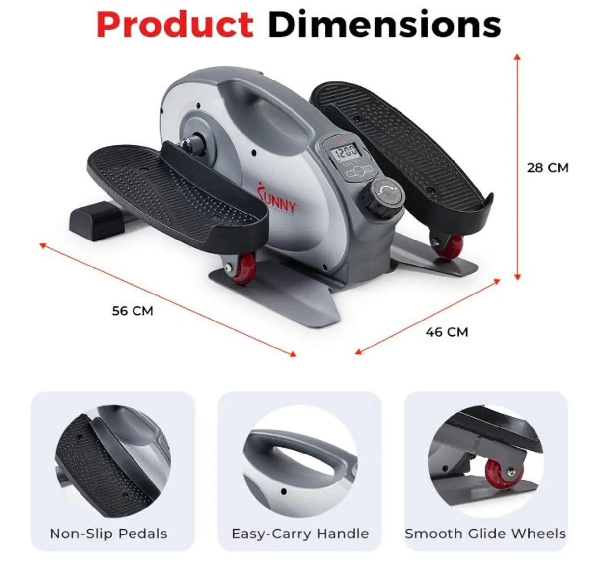 Magnetic Under Desk Elliptical Machine - Image 2