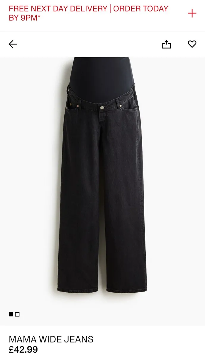 Wide Leg Jeans Maternity H & M €15 - Image 1