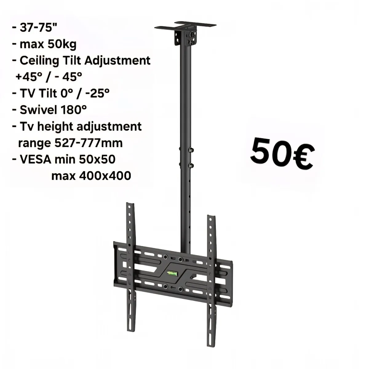 Tv Ceiling Tilt Swivel Adjustable TV Mount Bracket - Image 1