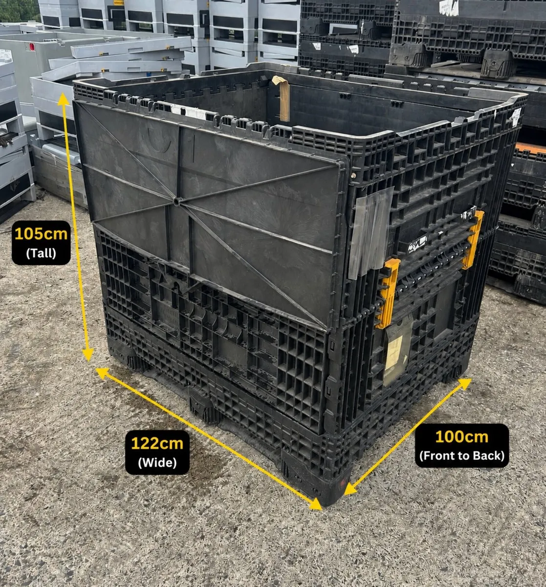 Foldable plastic storage boxes Dolav style 📦♻️ - Image 3