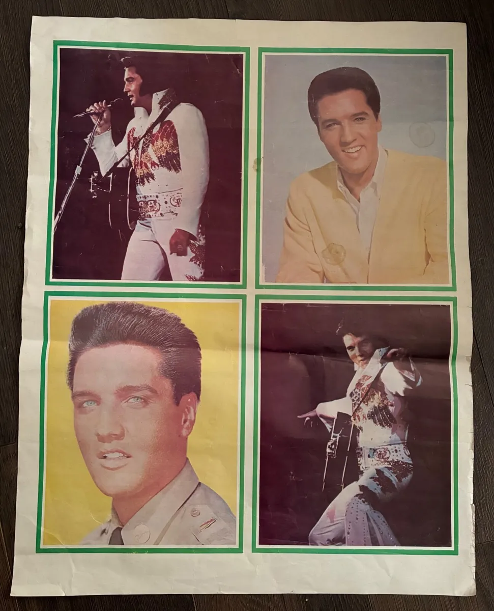 Vintage 70’s Elvis Poster: Paper