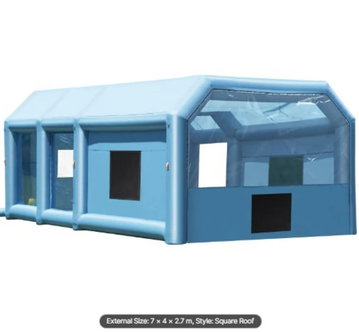 Inflatable Paint Booth,23x13.1x 9 ft/7 x 4 x 2.7m - Image 1