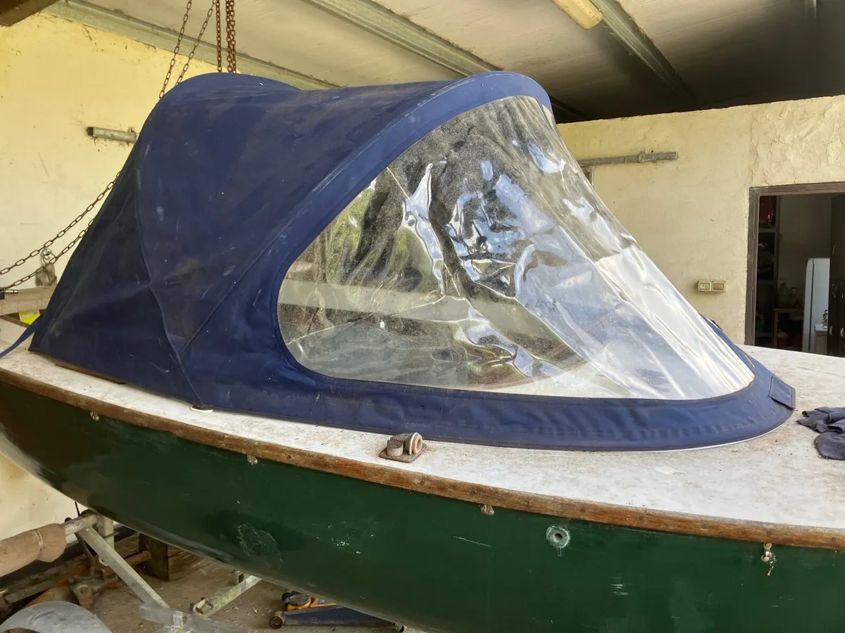 BOAT PROTECTIVE HOOD/CANOPY EX COND - Image 3