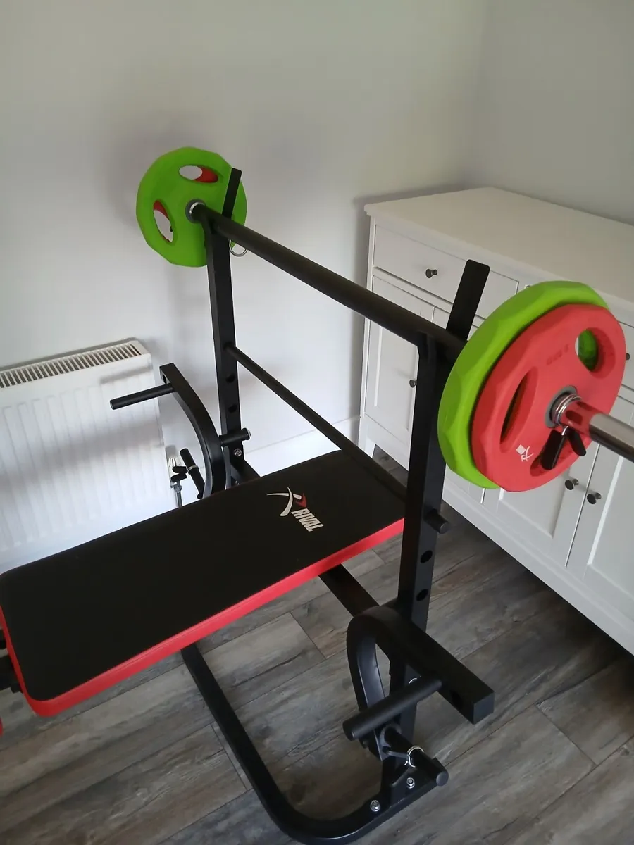 B2 Weight Bench & Pump Set 20KG - Image 1