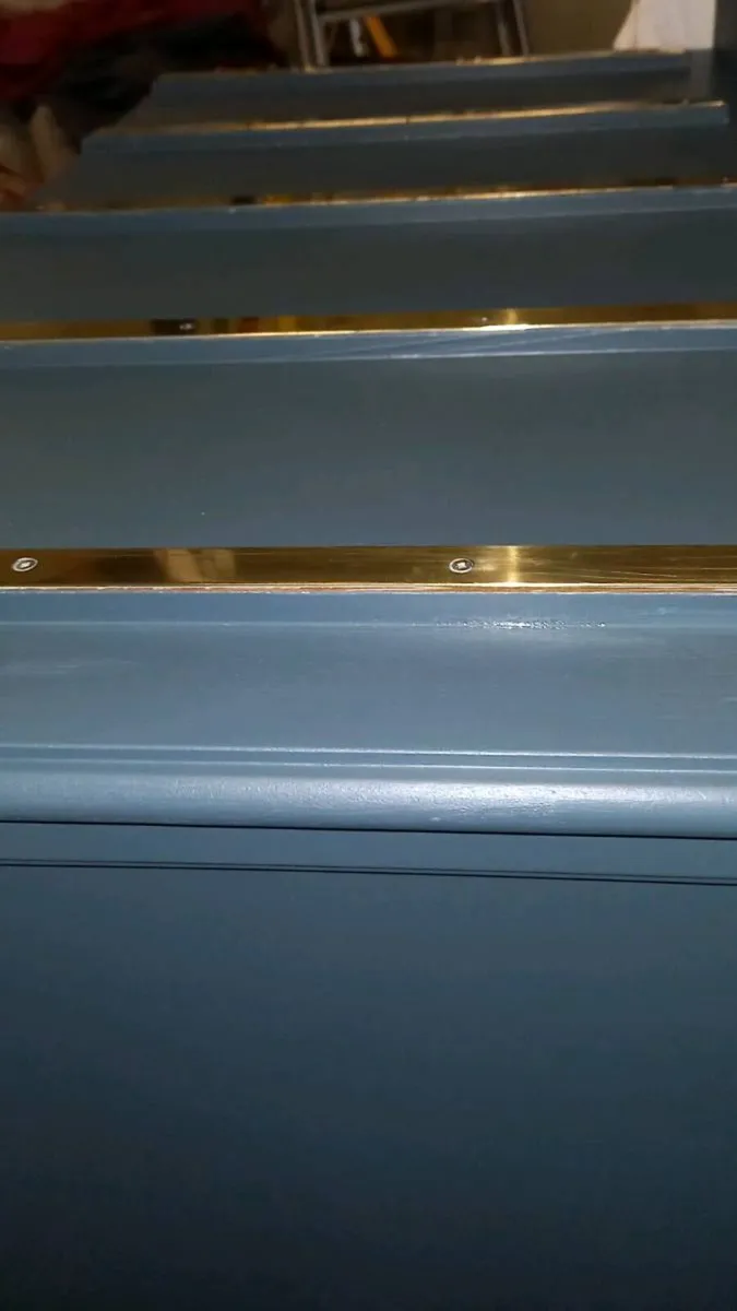 Chest of drawers with suitcase set diwn on top - Image 3