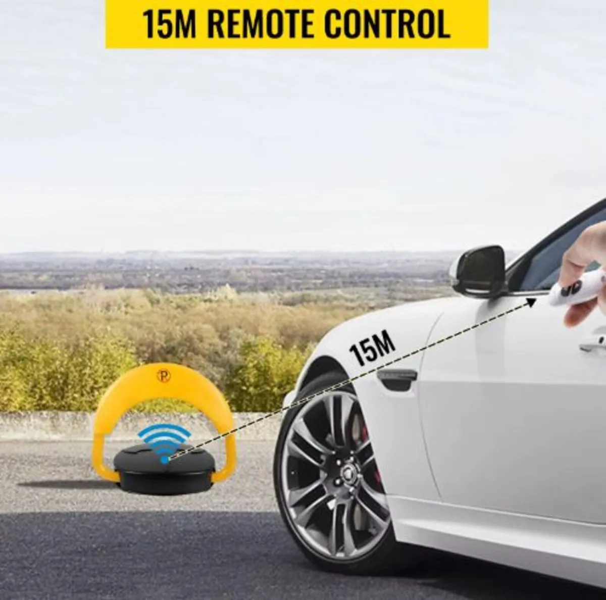 20M Automatic Remote Control Parking Lock, Carport - Image 3