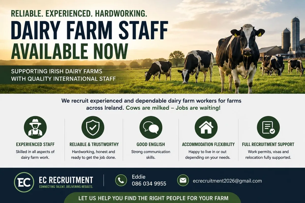Experiened Dairy Farm Assistants Available