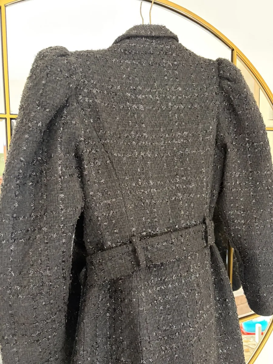 Lavish Alice Black Tweed Blazer Dress UK 8 - Image 4
