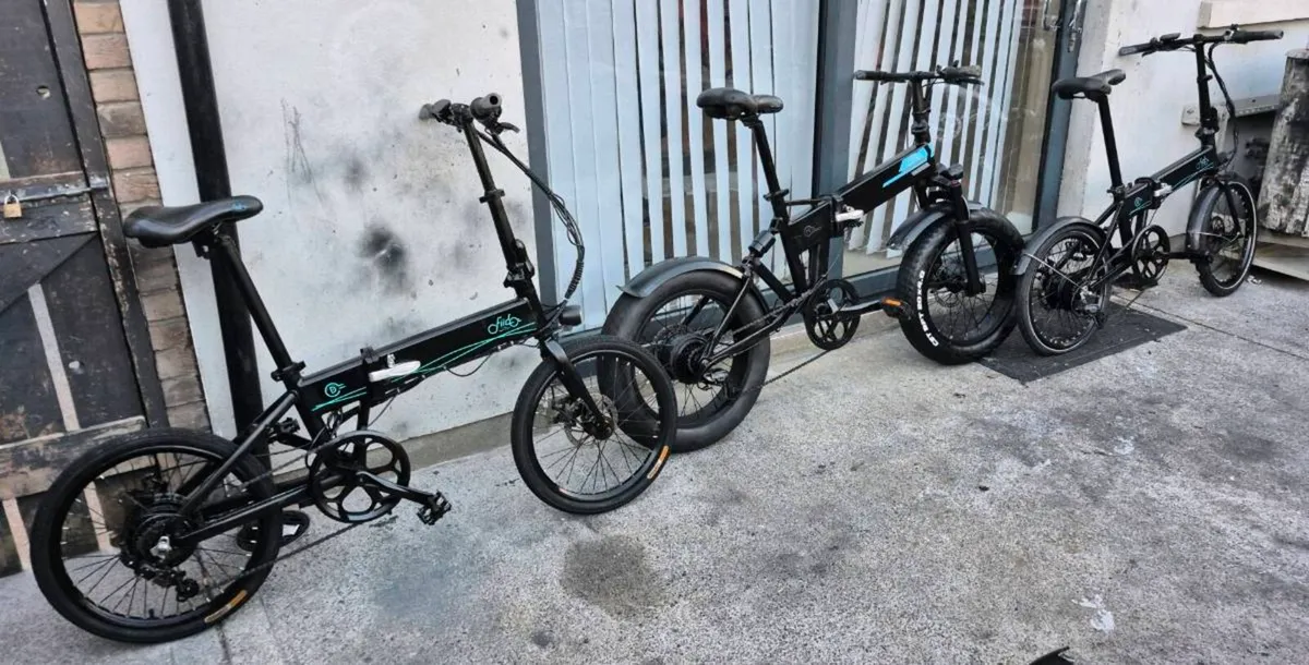 JOBLOT OF 3 ELECTRICAL BIKES FIIDO D4S FIIDO M1 PR - Image 2