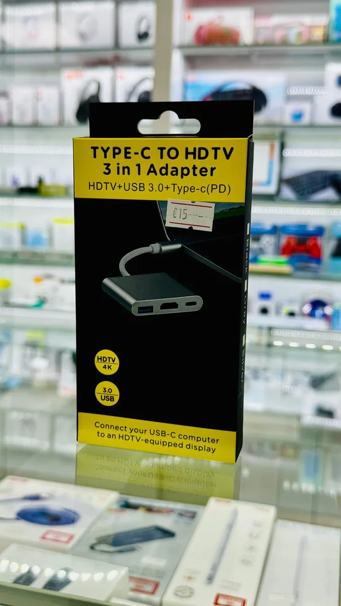 3 in 1 Adapter ( Type c to HDTV+USB+Type c )