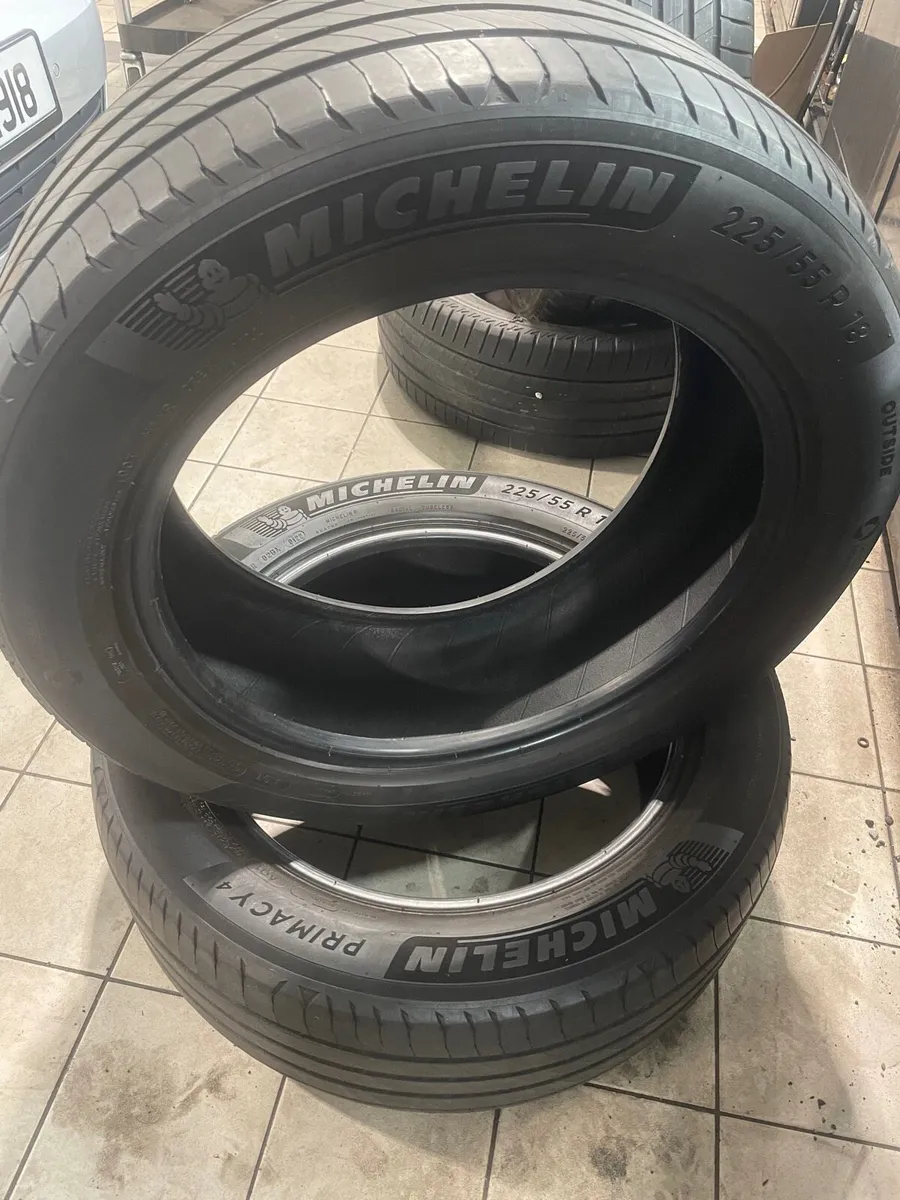 225/55/18 Michelin tyres 5mm - Image 3