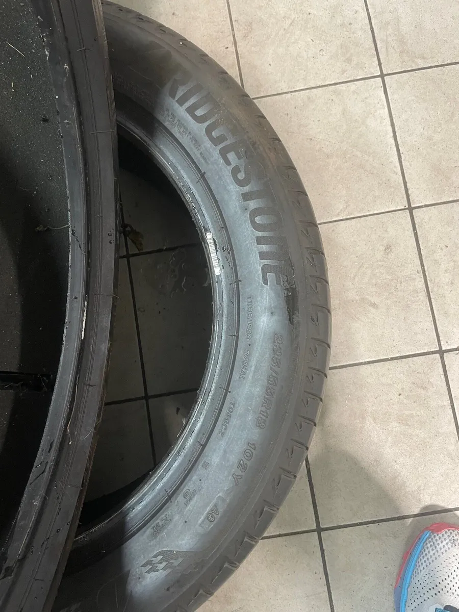 225/55/18 Bridgestone tyres - Image 1