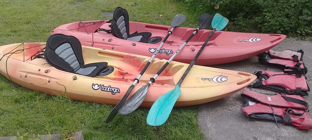 2  Kayaks, paddles, buoyancy vests - Image 3