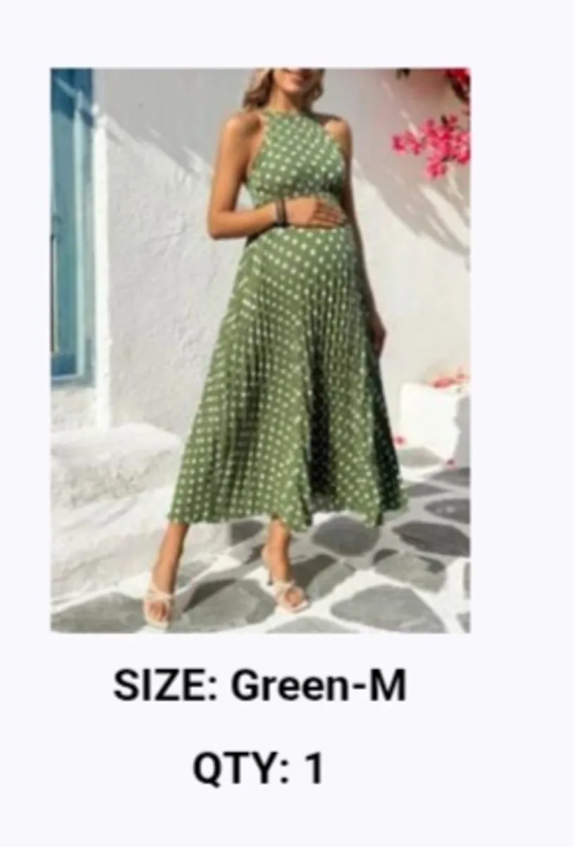 Maternity Polka Dot Occasion Dress €10 - Image 1