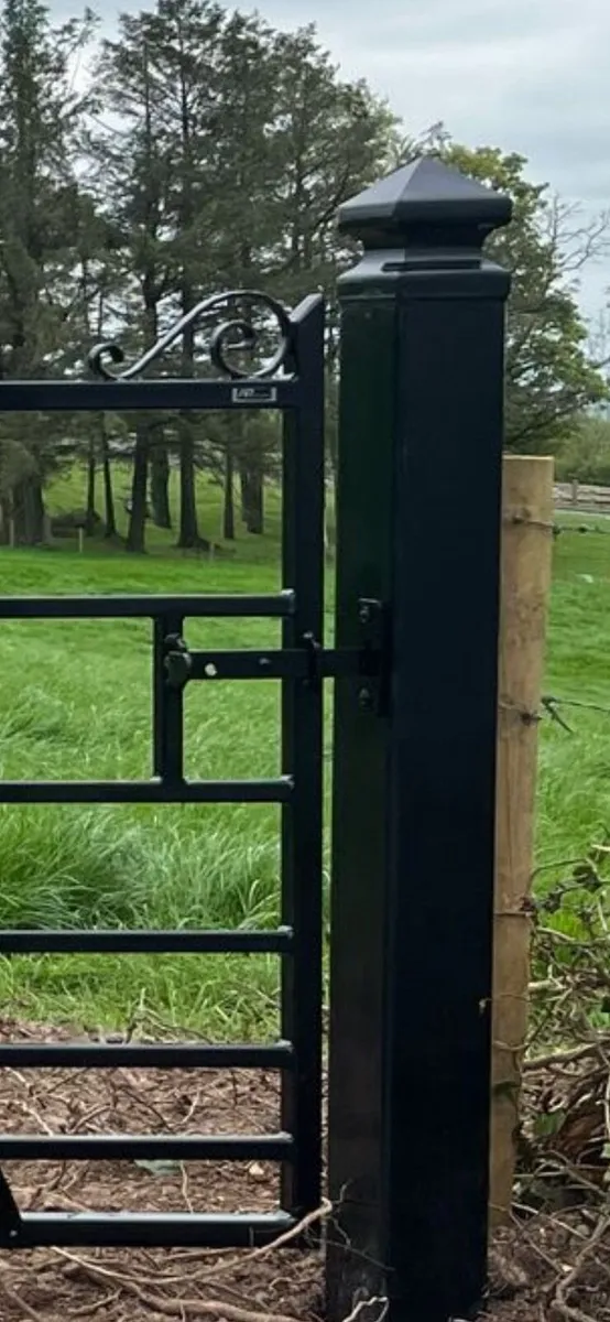 Traditional farm style Gate and 2 posts. - Image 3