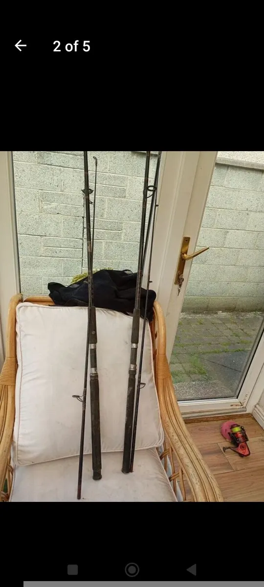 Fishing Rods x 2 shakespeare catcher and  reel - Image 4