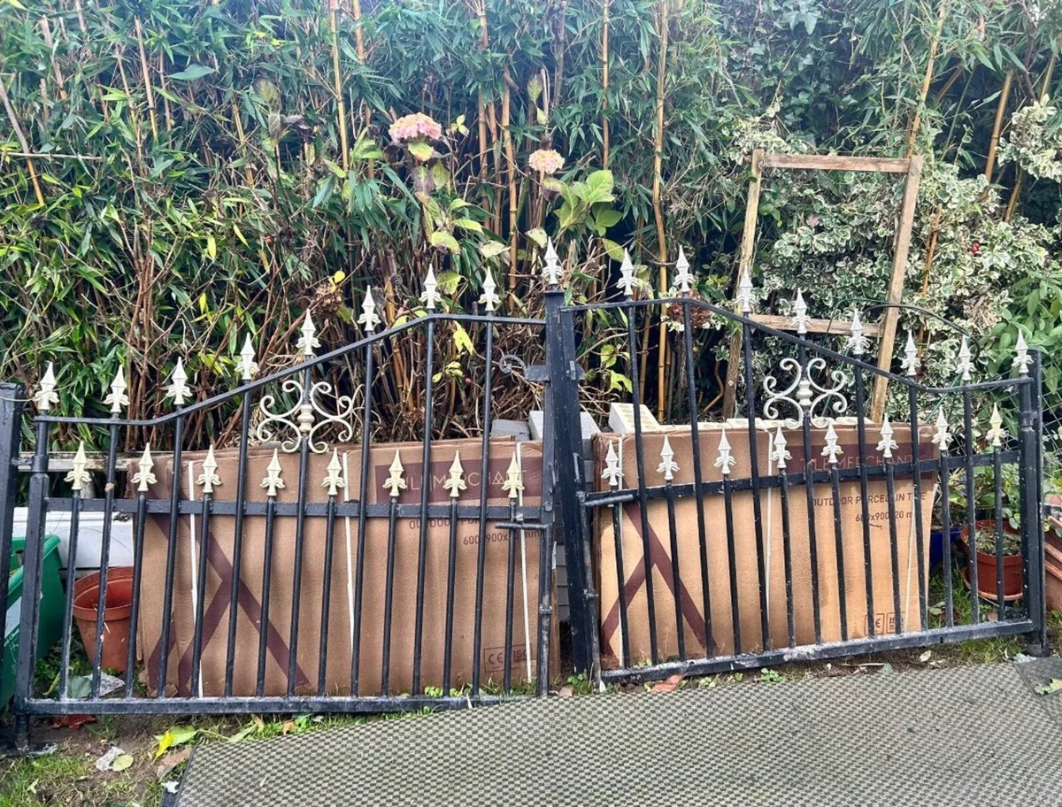 A pair of Wroth Iron Garden Gates - Image 1