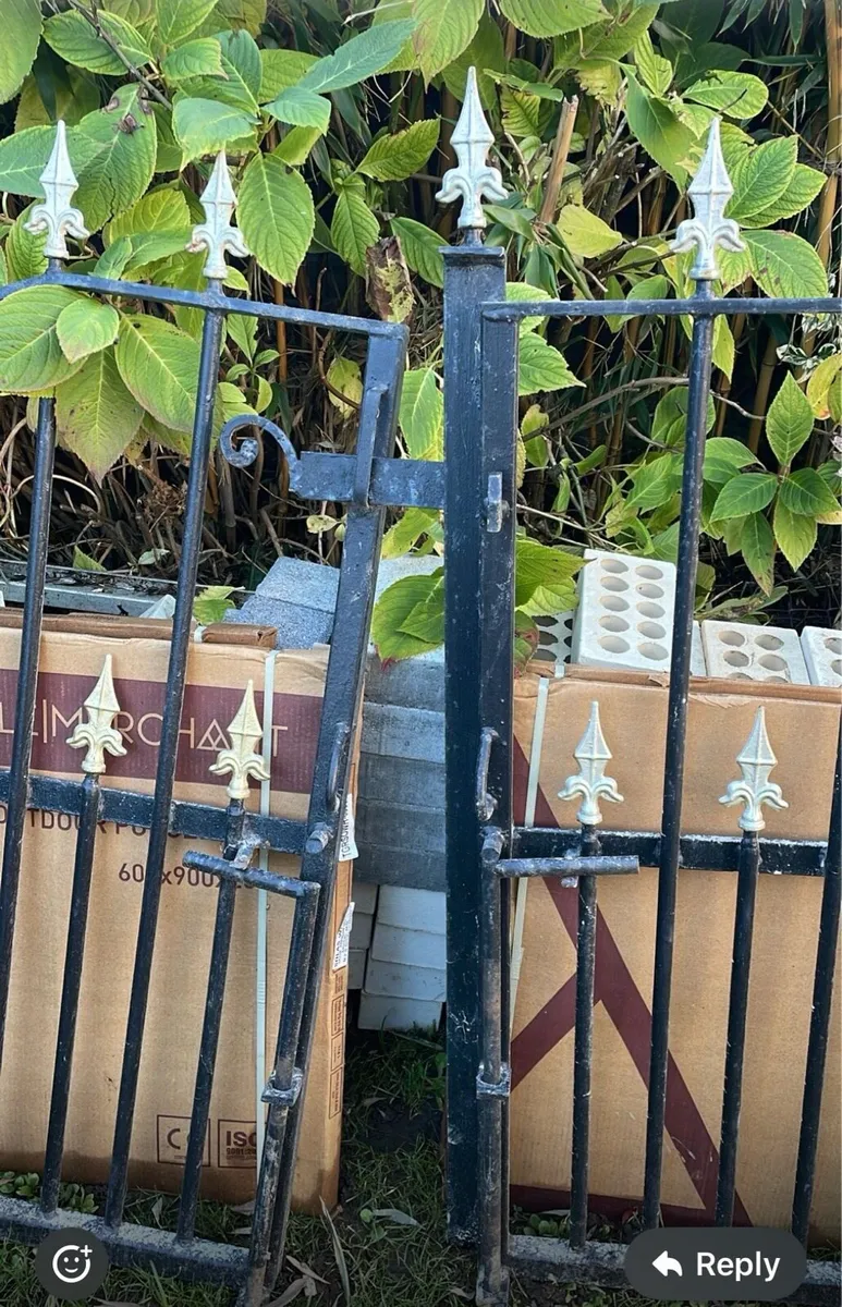 A pair of Wroth Iron Garden Gates - Image 3