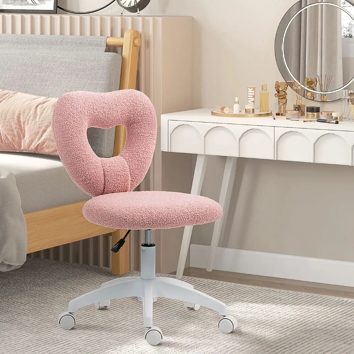 Office Chair, Heart-Shaped Backrest - Image 3