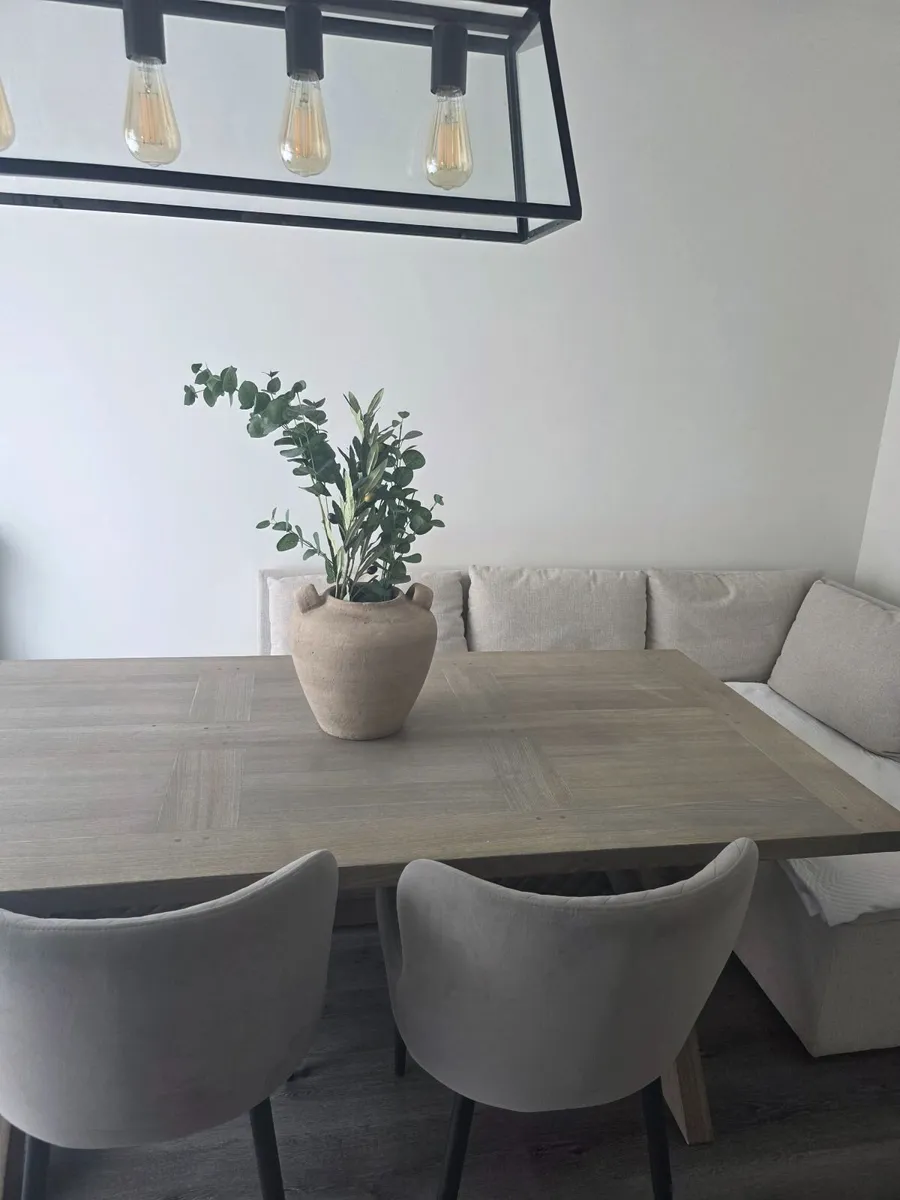 EZ Living Grey Velvet Chairs - Image 2