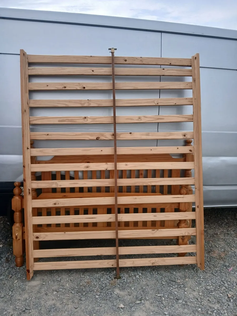 5 foot Pine bed - Image 2