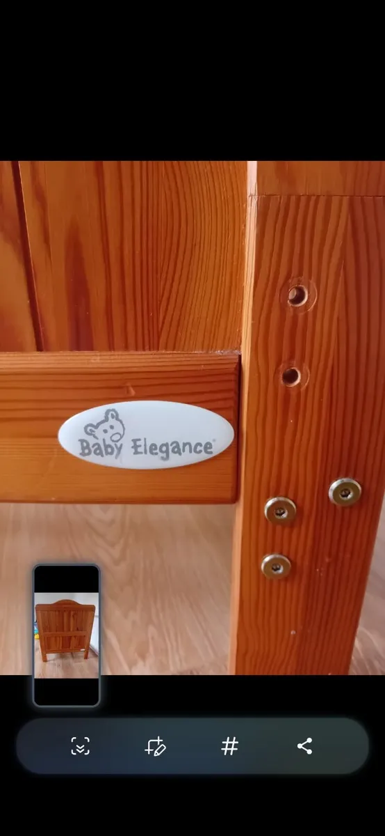 2 x Cot Beds-  Baby Elegance & Babylo - Image 3