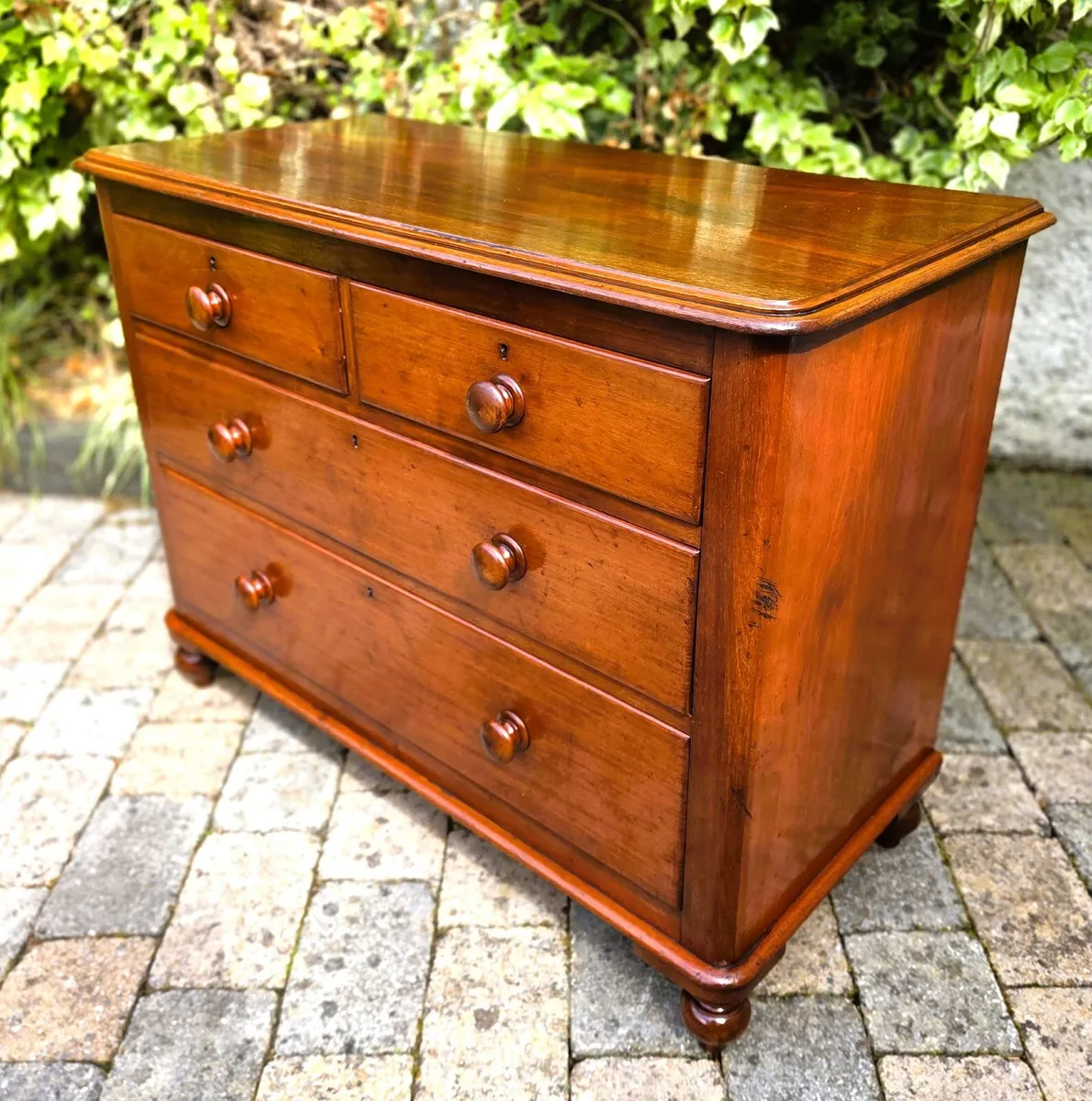 Victorian Mahogany Chest- Circa 1870 - Image 2
