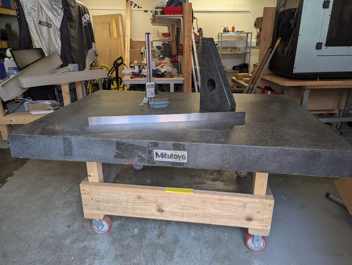 Mitutoyo, 6x4 ft Granite Surface table with stand - Image 3