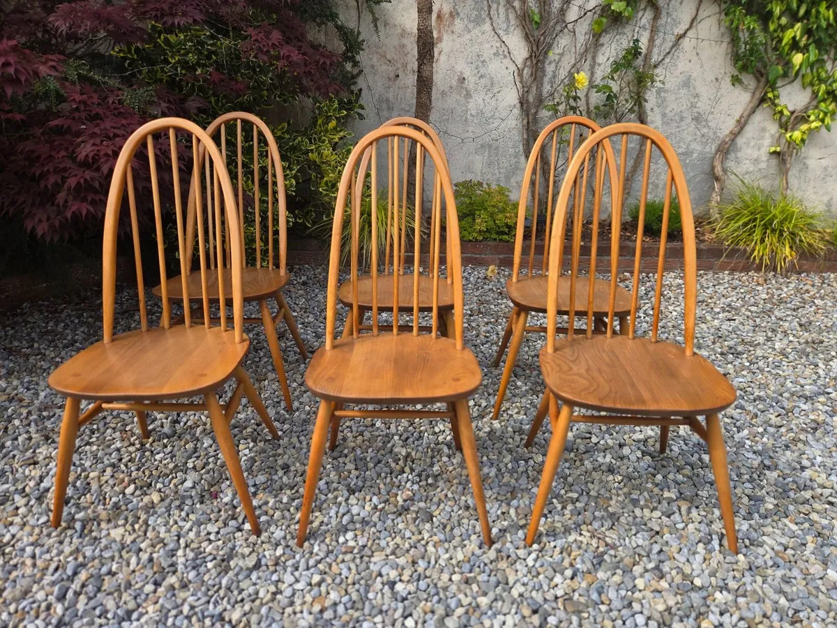 Ercol Quaker Chairs- Circa 1970 - Image 1