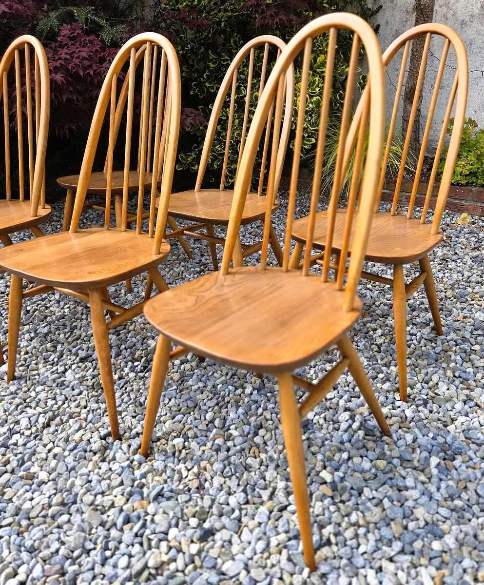Ercol Quaker Chairs- Circa 1970 - Image 3