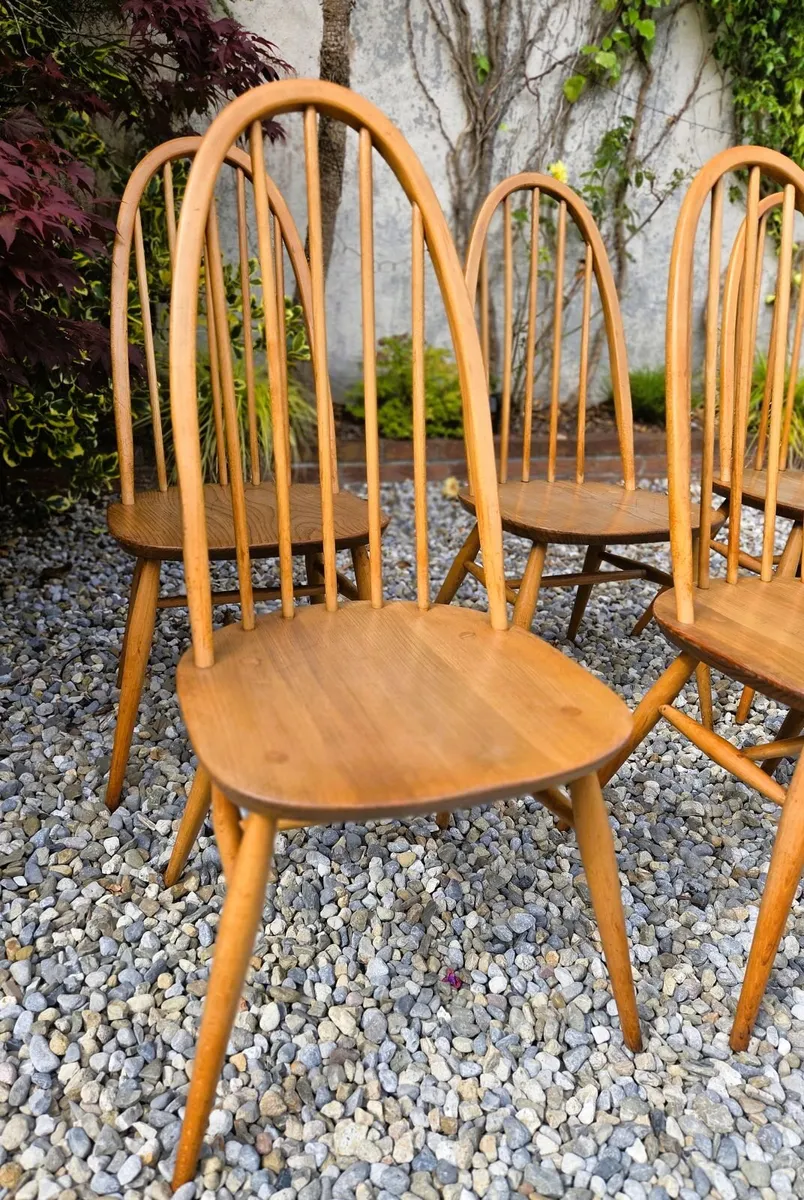 Ercol Quaker Chairs- Circa 1970 - Image 4