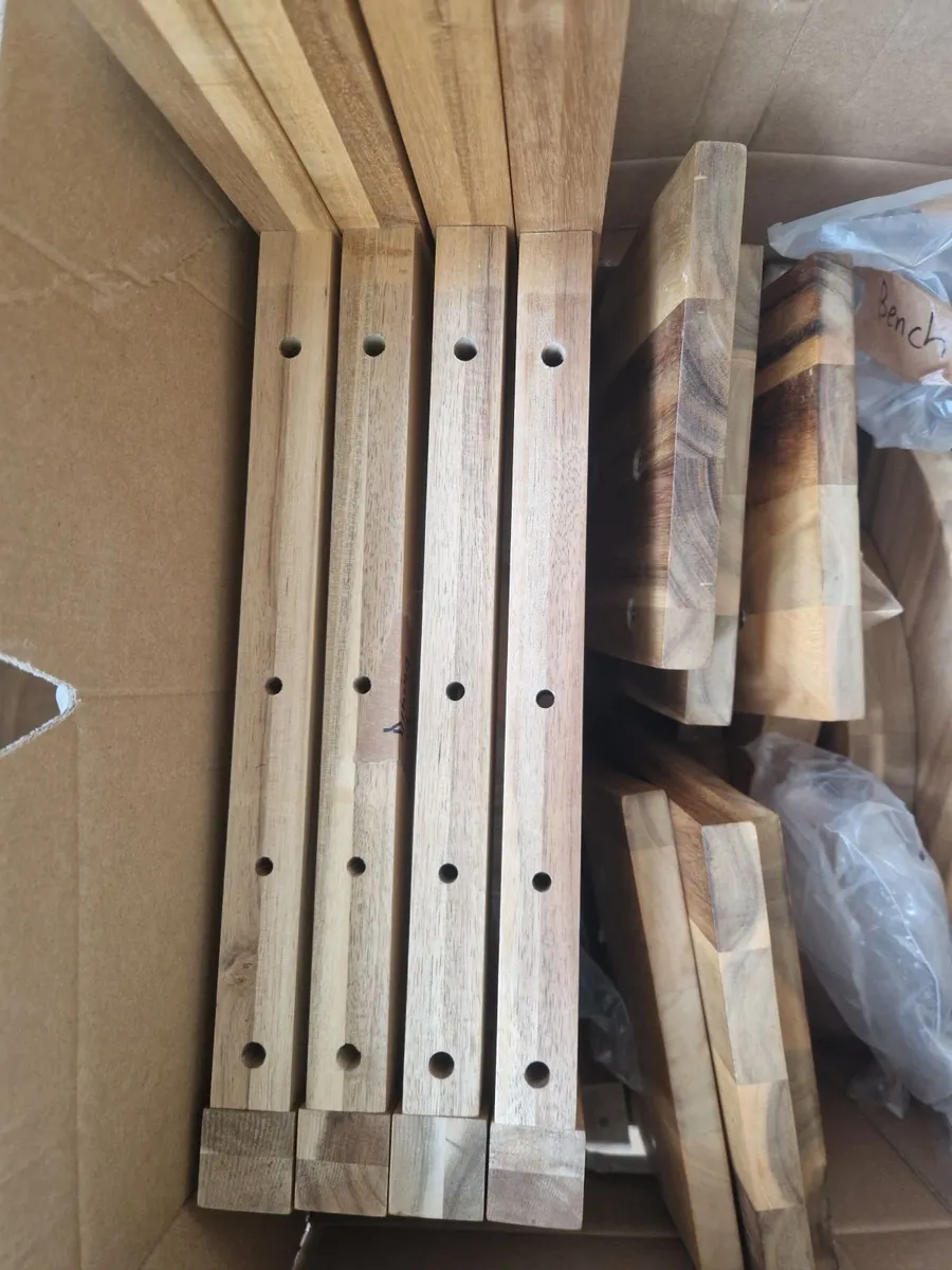 Ikea Skogsta dining chairs (x4) - Image 2